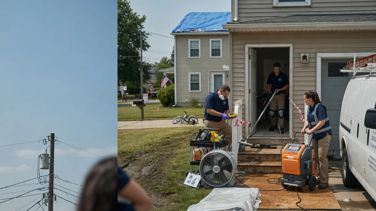 Water Damage Repair in Aniwa, WI near me